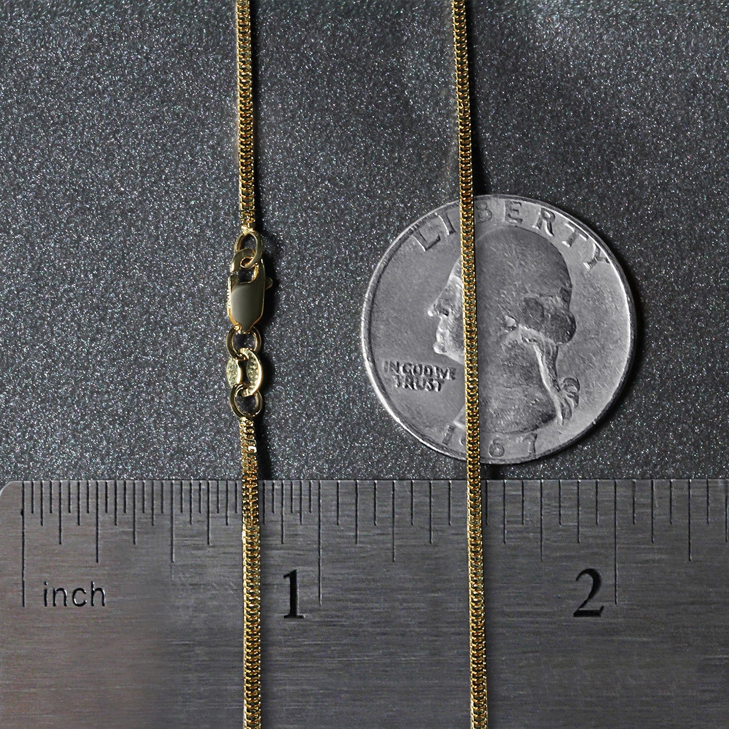 14k Yellow Gold Milano Chain (1.10 mm)