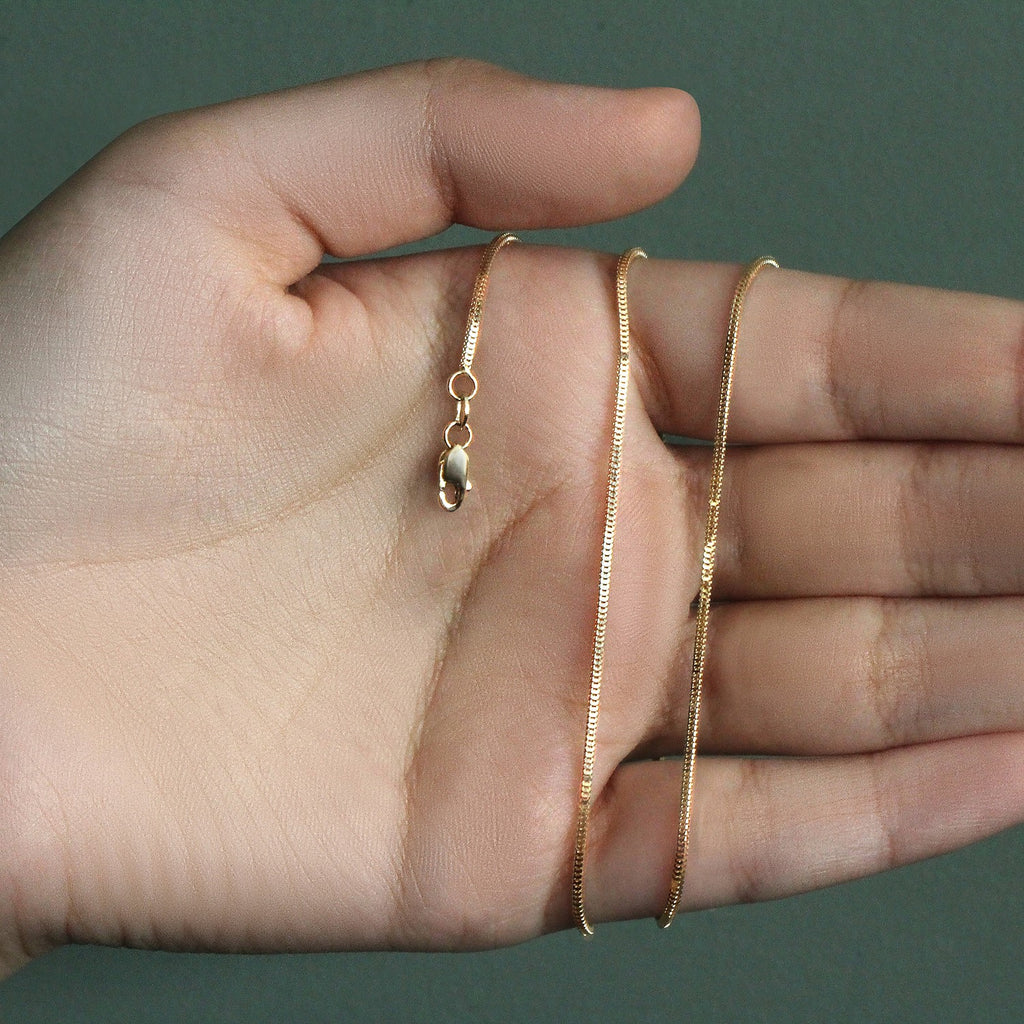 14k Yellow Gold Milano Chain (1.10 mm)