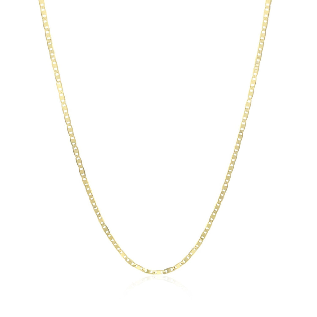 14k Yellow Gold Mariner Link Chain (1.20 mm)