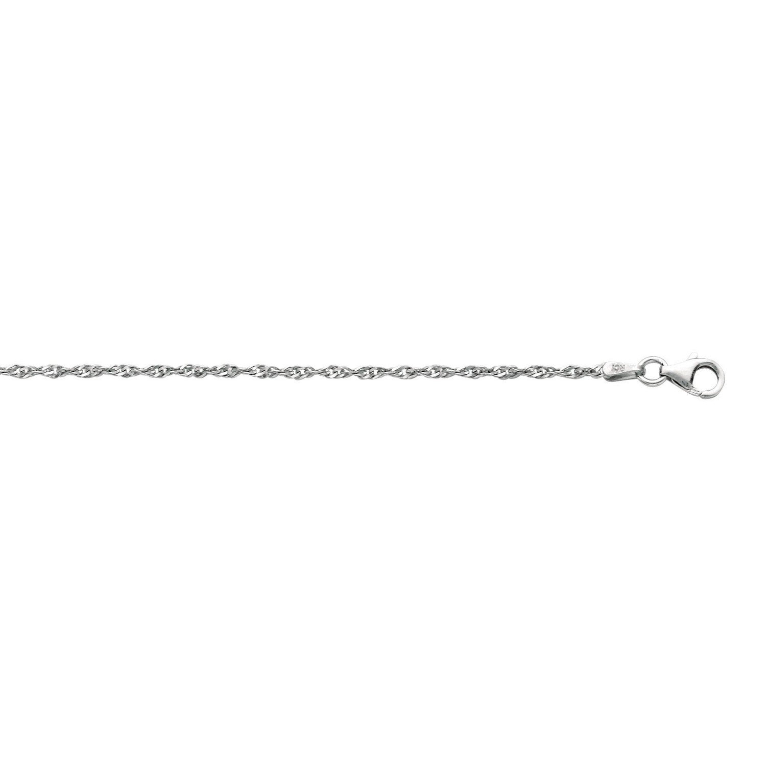 Sterling Silver Singapore Style Chain (1.80 mm)