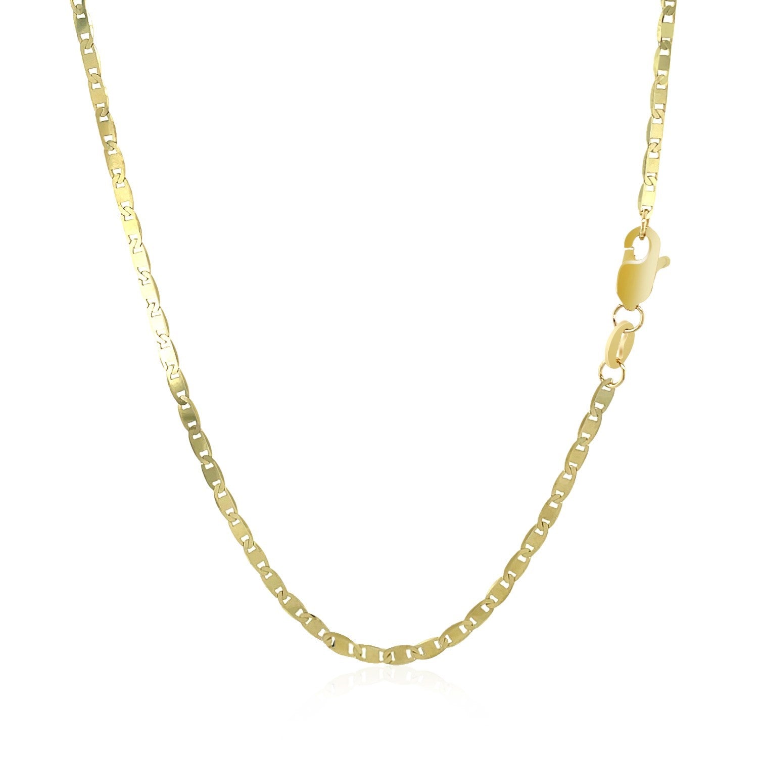 14k Yellow Gold Mariner Link Chain (1.70 mm)