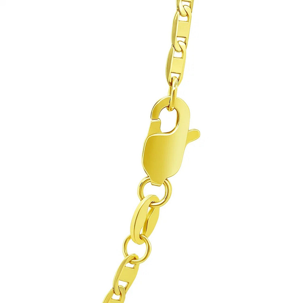 14k Yellow Gold Mariner Link Chain (1.70 mm)