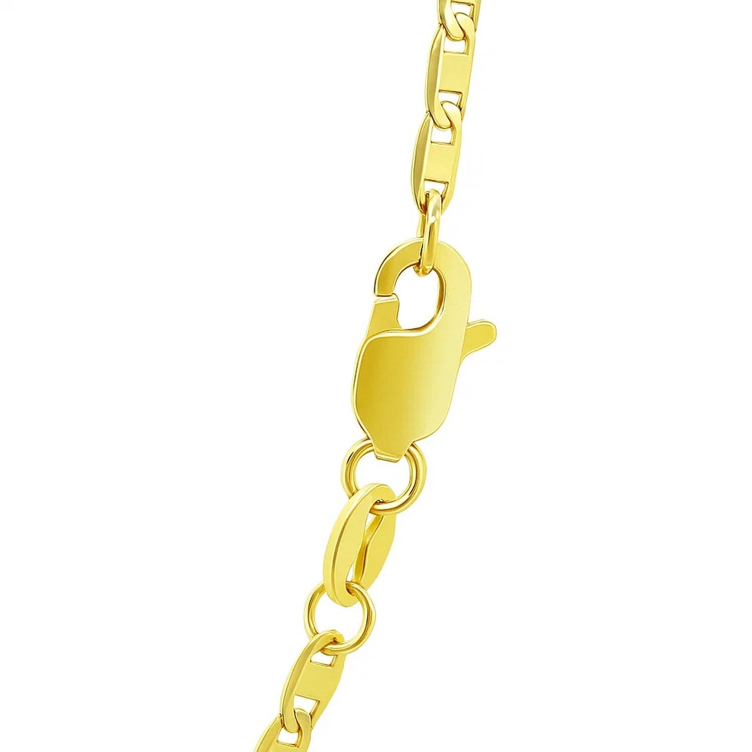14k Yellow Gold Mariner Link Chain (1.70 mm)