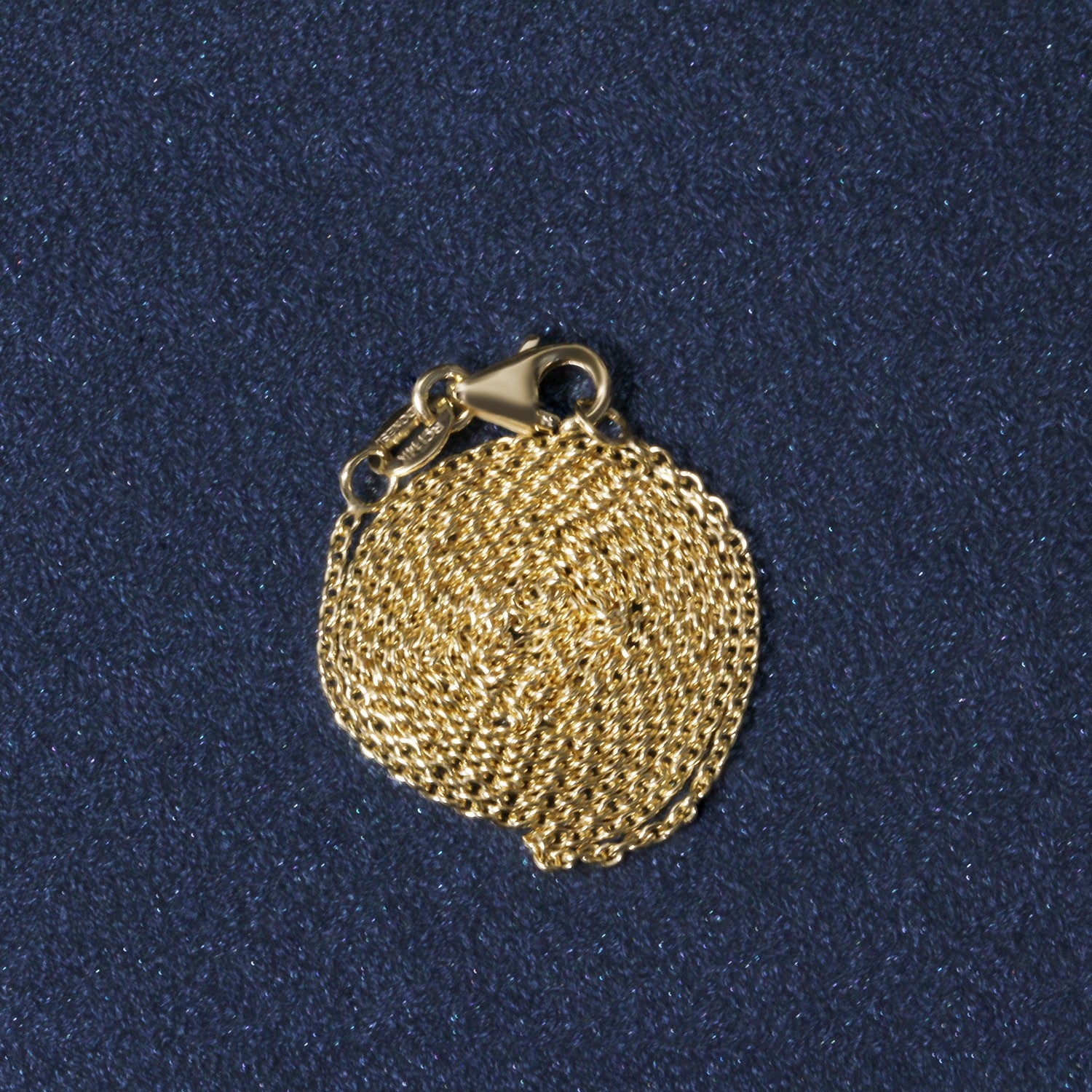 14k Yellow Gold Oval Cable Link Chain (1.10 mm)