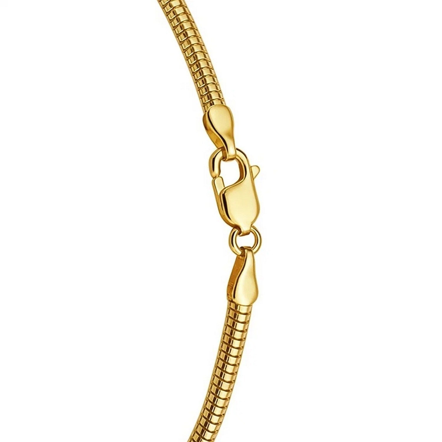14K Yellow Gold Lite Oval Snake Chain (3.30 mm)