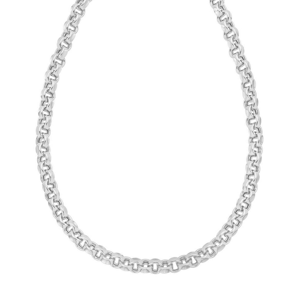 Sterling Silver Rolo Link Necklace