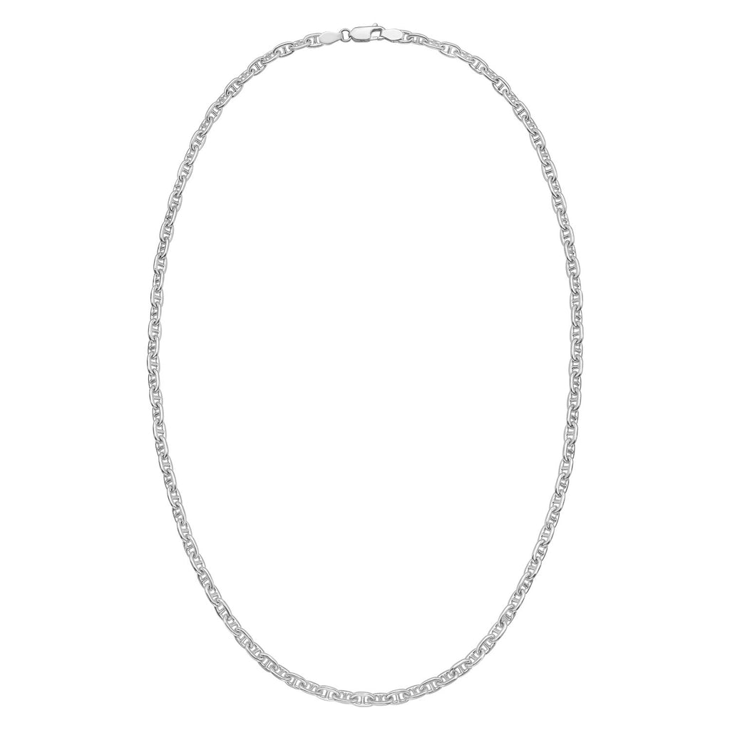 Sterling Silver Anchor Chain Necklace (4.30 mm)