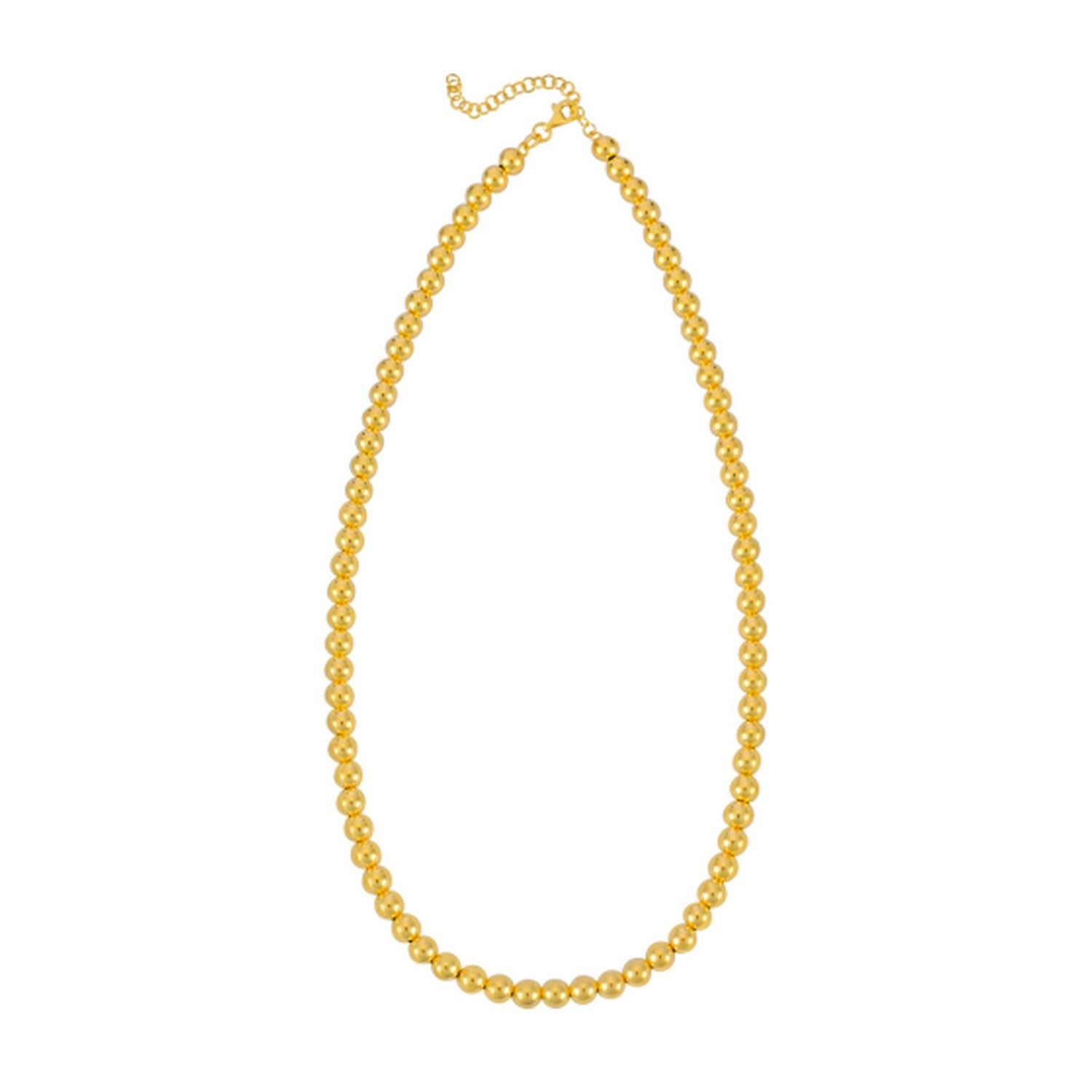 14k Yellow Gold Bead Chain (6mm)
