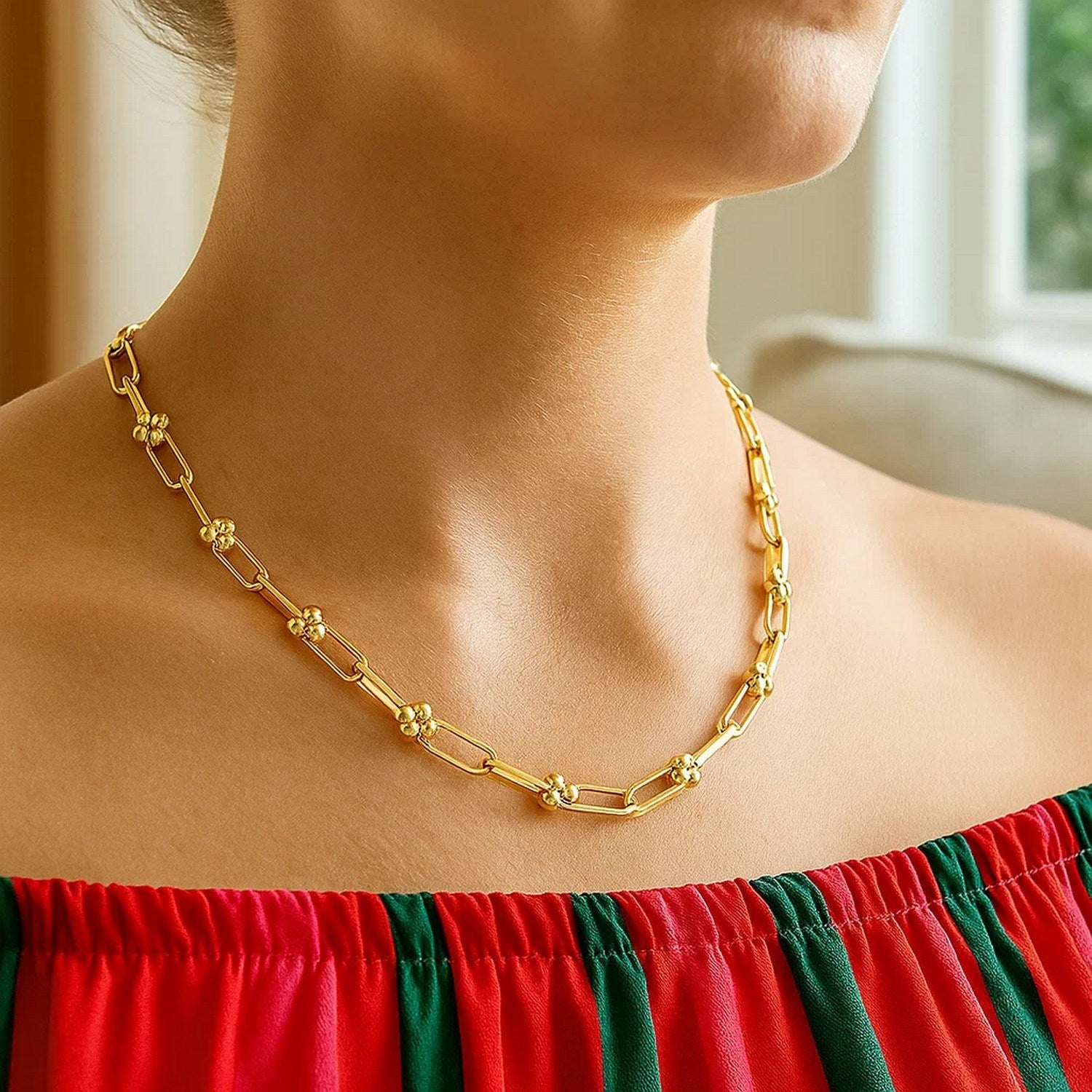 14k Yellow Gold High Polish Jax Link Chain (5.90 mm)