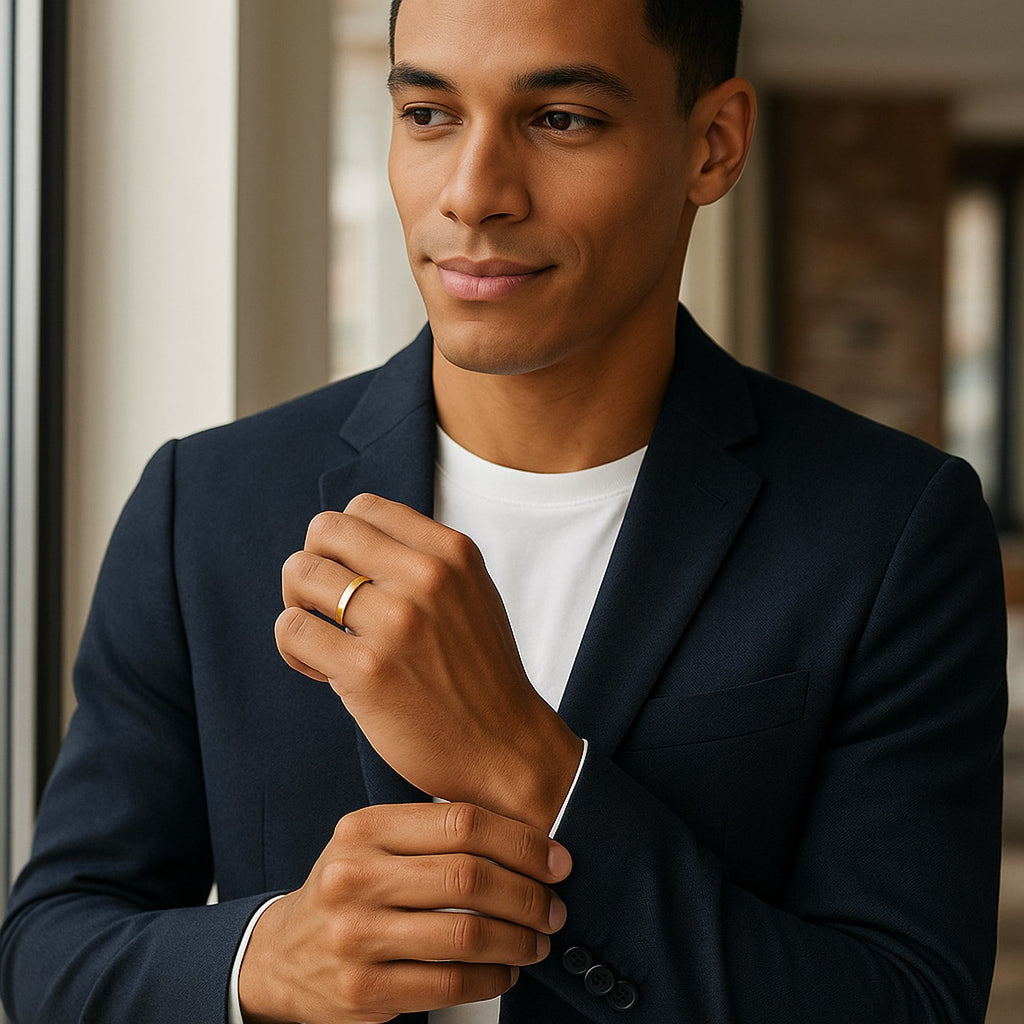 14k Yellow Gold Comfort Fit Wedding Band(4.00 mm)