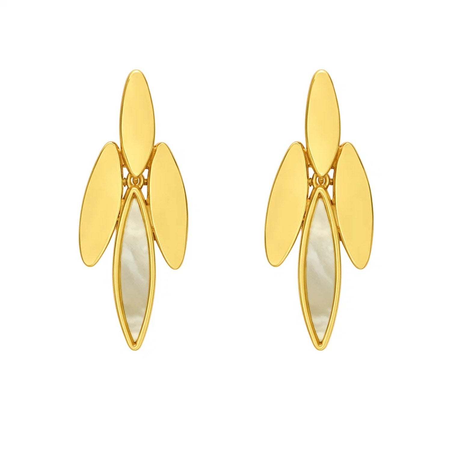 14K Yellow Gold La Grand Dame Earrings