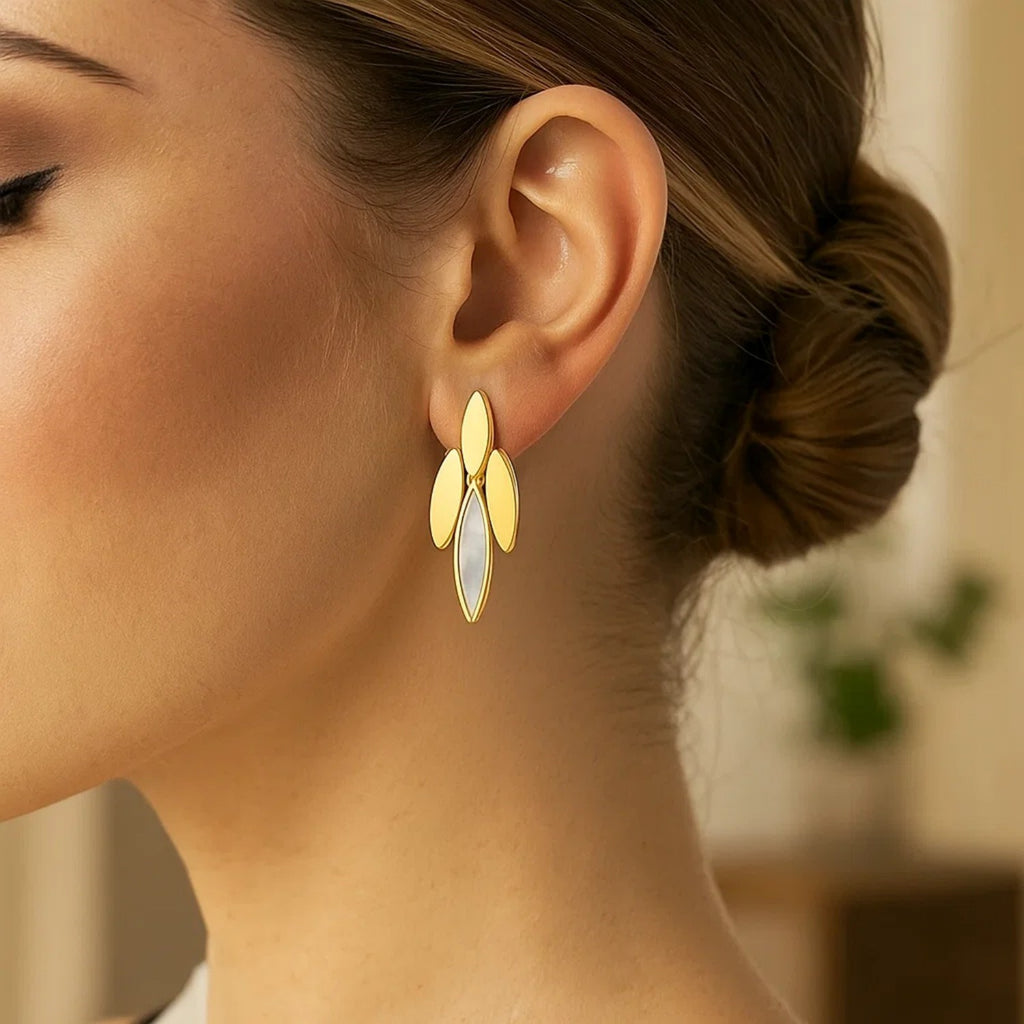 14K Yellow Gold La Grand Dame Earrings