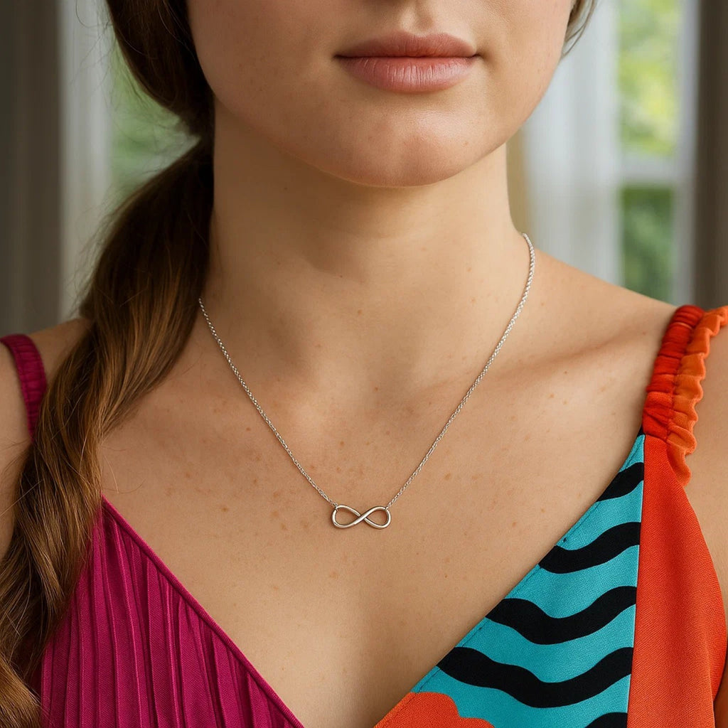 Sterling Silver Infinity Symbol Necklace
