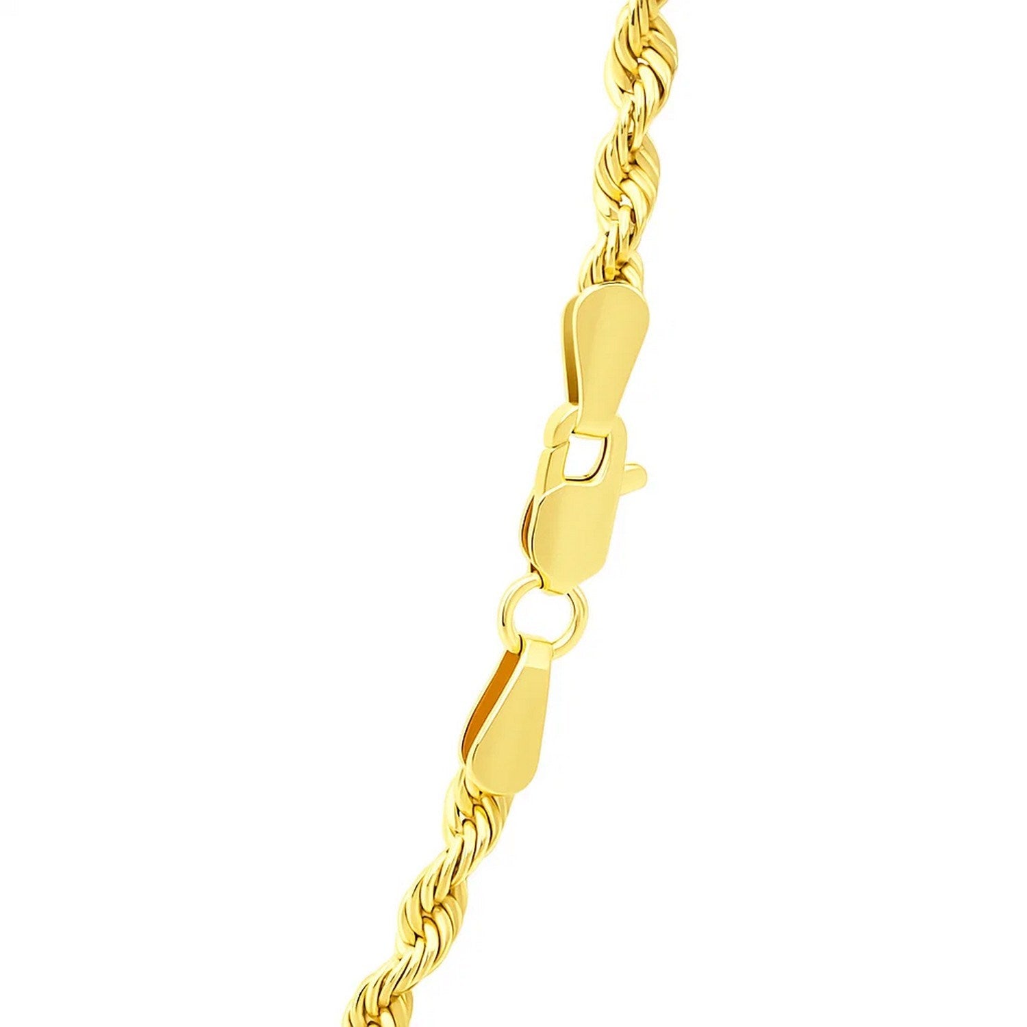 14k Yellow Gold Light Rope Chain (2.5 mm)