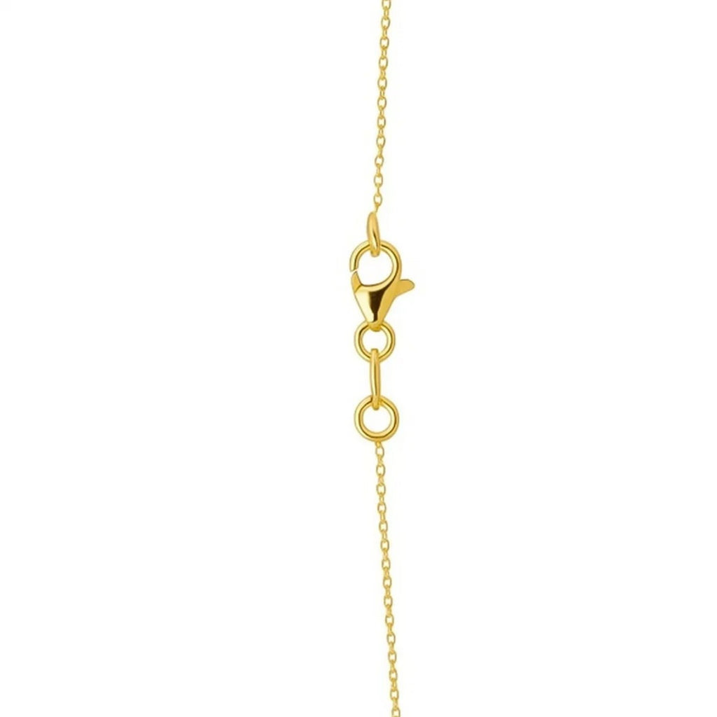 14k Yellow Gold Bead Necklace