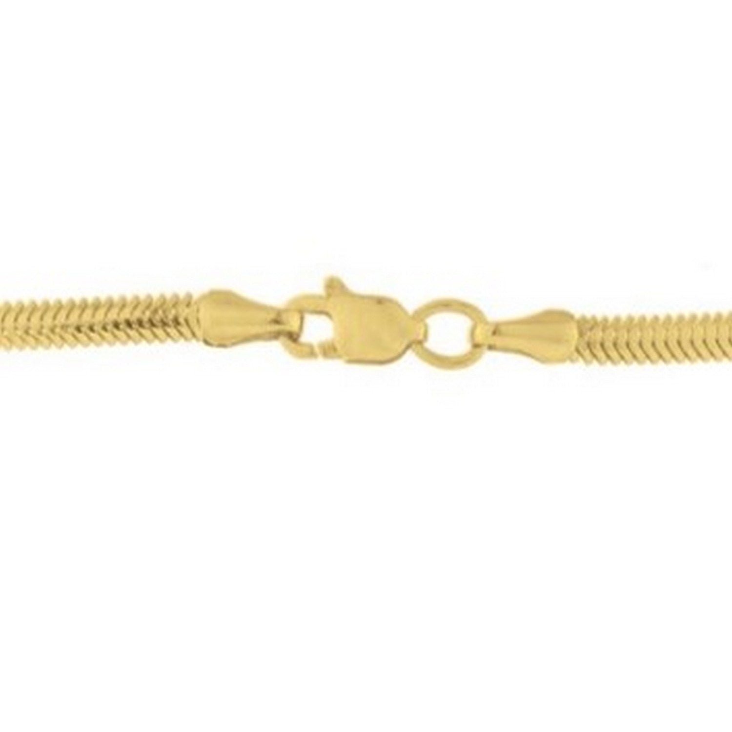 14K Yellow Gold Oval Snake Chain (2.00 mm)