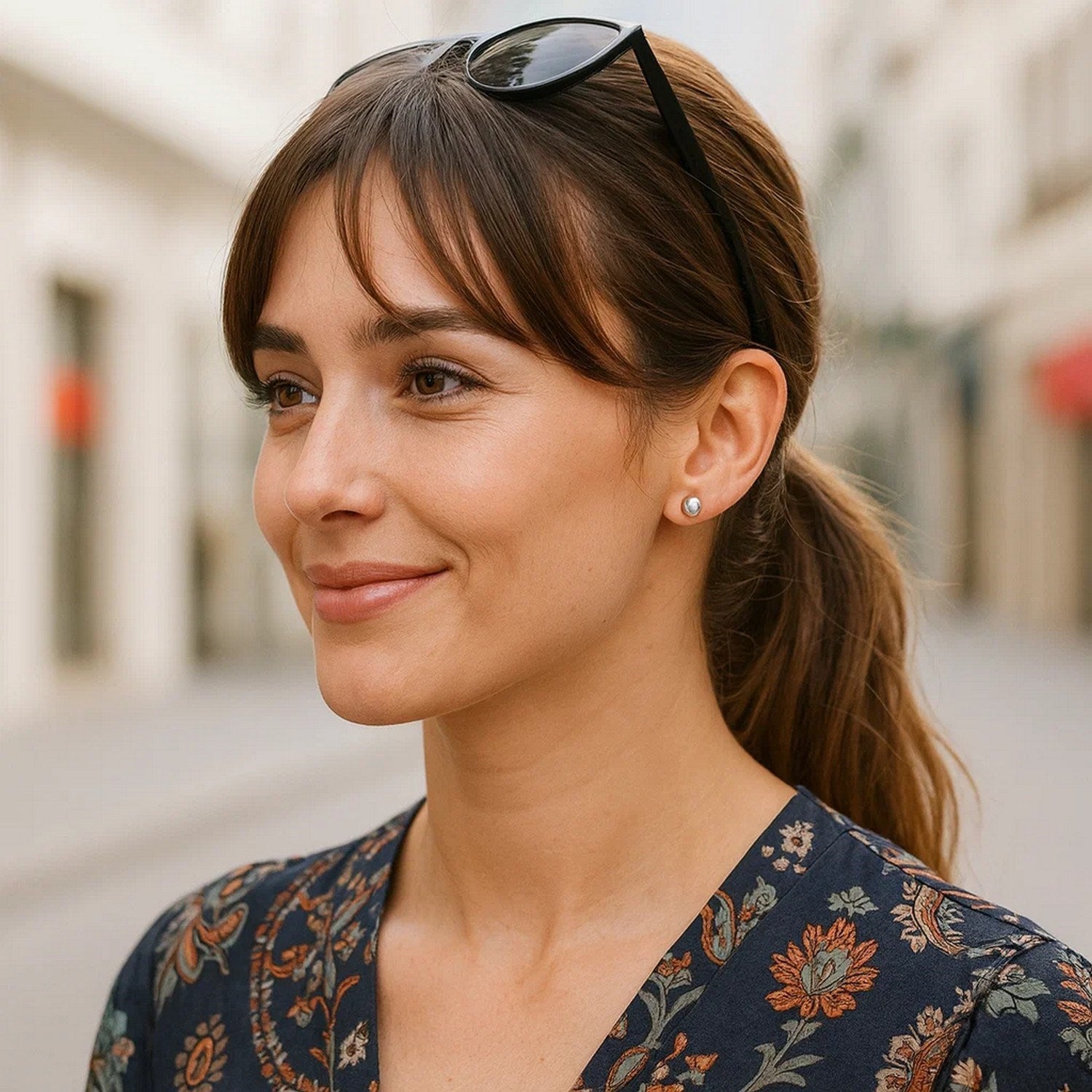 Sterling Silver Ball Stud Earrings (6.00 mm)