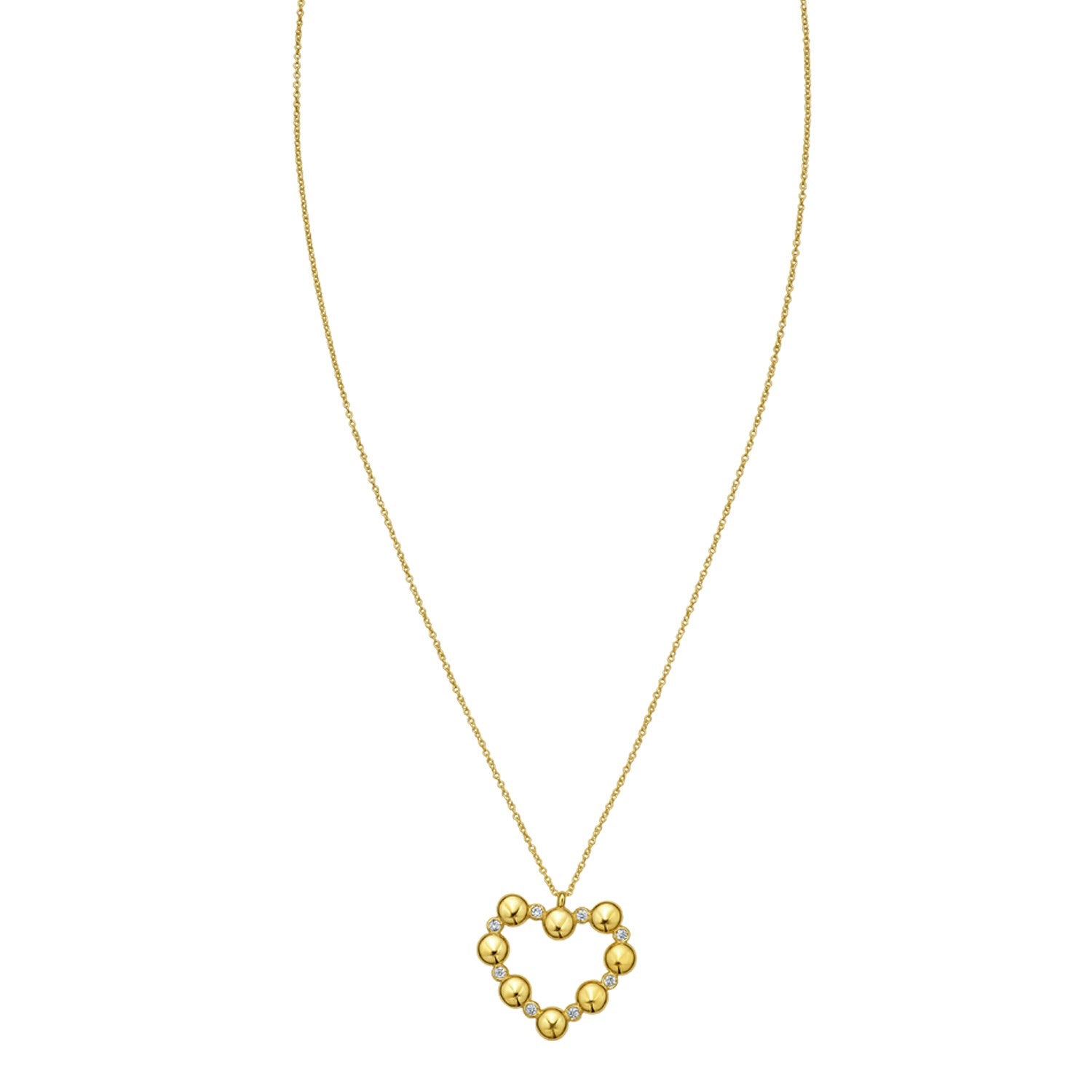 14K Yellow Gold Diamond Cut Cable Chain Necklace