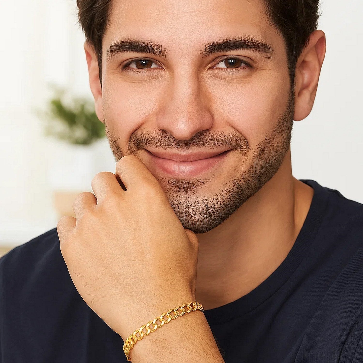 10k Yellow Gold Curb Bracelet (4.70 mm)