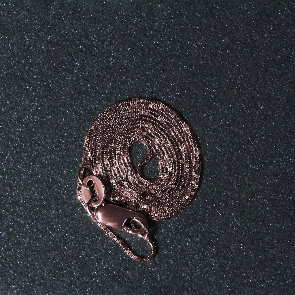 18k Rose Gold Classic Box Chain (0.60 mm)