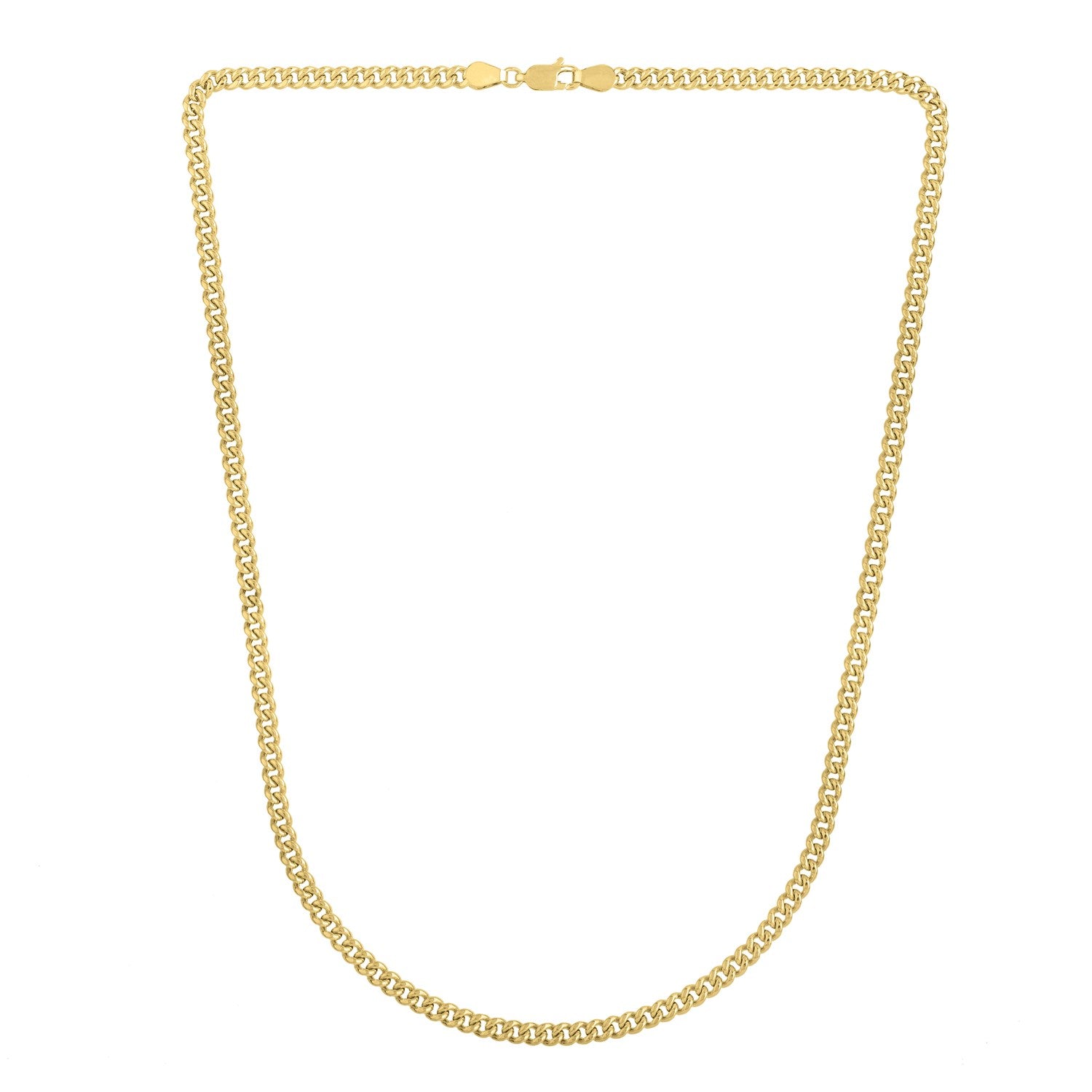 14k Yellow Gold Light Gourmette Chain (3.60 mm)
