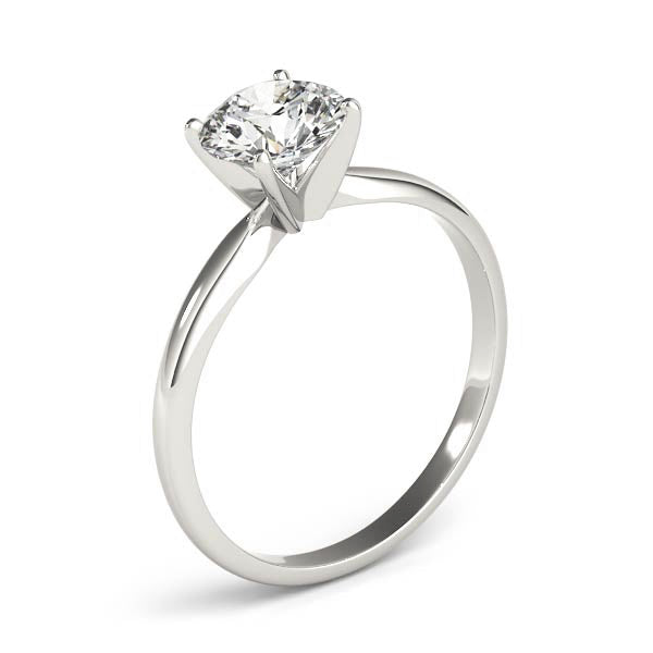 4 Prong Round Solitaire Engagement Ring