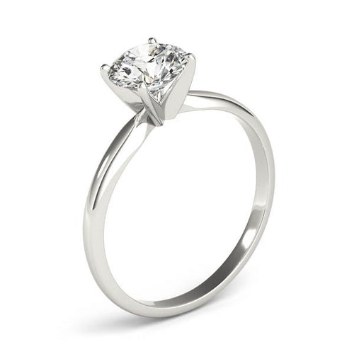 4 Prong Round Solitaire Engagement Ring