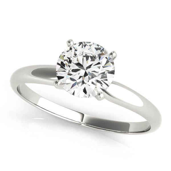 4 Prong Round Solitaire Engagement Ring