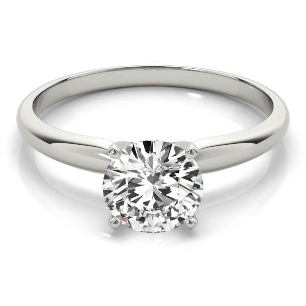 4 Prong Round Solitaire Engagement Ring