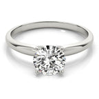 4 Prong Round Solitaire Engagement Ring
