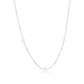 Sterling Silver Freshwater Pearl Station Necklace