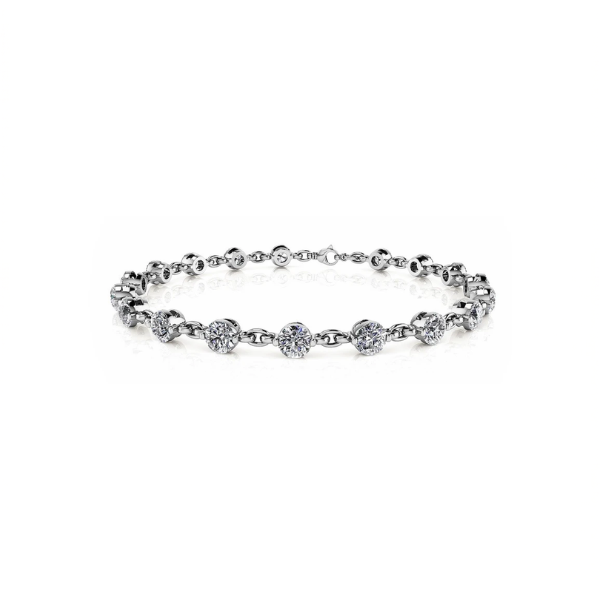 Single Prong Diamond Link Tennis Bracelet 1 CTW