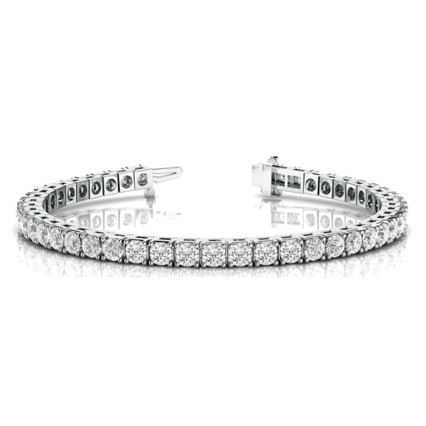Round Diamond 4-Prong Tennis Bracelet 1.5 CTW