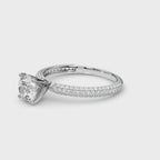 Pavé Diamond Engagement Ring Semi Mount