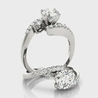 Bypass Marquise Fancy Shape Engagement Ring
