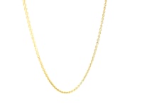 14k Yellow Gold Oval Cable Link Chain (1.10 mm)