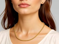 Graduated Bead Necklace in 14K Yellow Gold