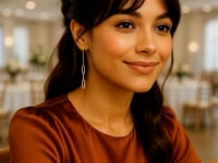 14K Yellow Gold Paperclip Chain and Fine Link Earrings