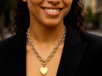 14k Yellow Gold Rolo Link Necklace (11.40 mm)