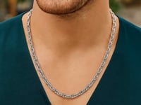 Sterling Silver Anchor Chain Necklace (4.30 mm)