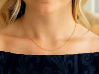 14k Yellow Gold Machine Rope Chain (1.10 mm)