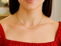 14k Yellow Gold Machine Rope Chain (0.85 mm)