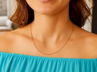 14k Yellow Gold Machine Rope Chain (0.85 mm)