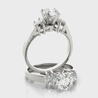 Marquise Diamond Engagement Ring Semi Mount