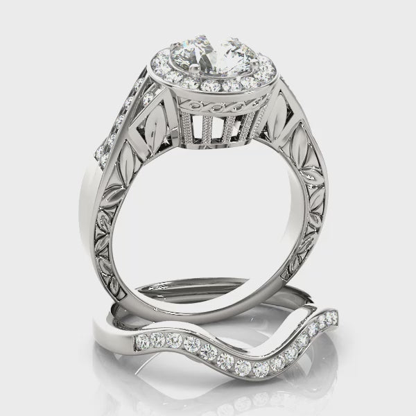 Halo Round Cut Engagement Ring