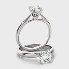 Solitaire Diamond Engagement Ring