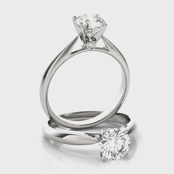 Solitaire Diamond Engagement Ring