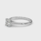 Cushion Cut Solitaire Engagement Ring