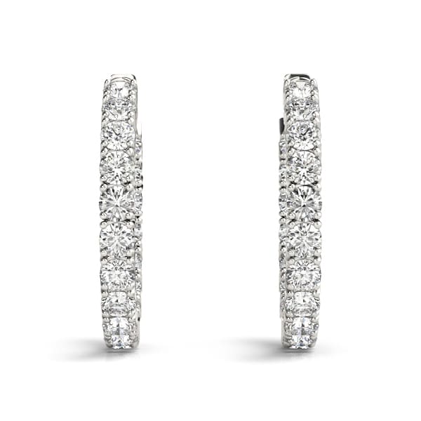 Diamond Hoop Earrings