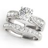 Diamond Engagement Rings Channel Set Side Stones